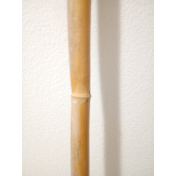 Vintage 1960s Free Form Bambusstab Handmade 46" Bamboo Walking Stick Cane - Picture 3 of 6